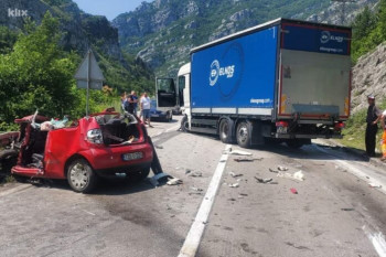 Jedna osoba stradala u teškoj saobraćajnoj nezgodi kod Jablanice