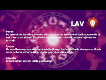 Horoskop za 29.6.2023. (video)