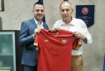 Vukadinović i Avramović kod Džajića: Razgovarali o razvoju Fudbal frendsa