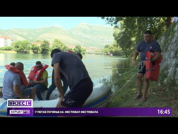 Na Trebišnjici organizovano polaganje za upravljanje čamcem ( video )