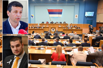 Obezbjeđenje udaljilo Vukanovića i Vučinića sa sjednice Narodne skupštine