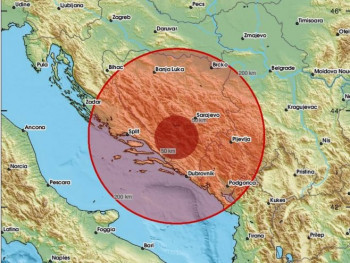 У Мостару земљотрес од 2,9 степени по Рихтеру