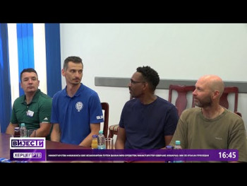 Mladi košarkaši iz Francuske u posjeti Trebinju (VIDEO)