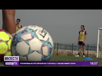 Počele pripreme ŽFK Leotar; Želja plasman u Premijer ligu (VIDEO)