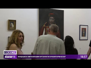 Muzej Hercegovine: Otvorena izložba radova protojereja Vojislava Bilbije 'Bog i čovjek' (VIDEO)