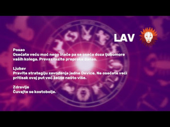 HOROSKOP 23.8.2023. (Video)