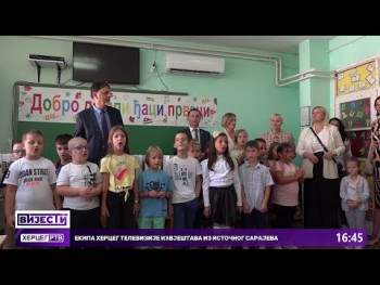 Počela nova školska godina, gradonačelnik Ćurić obišao škole ( video )