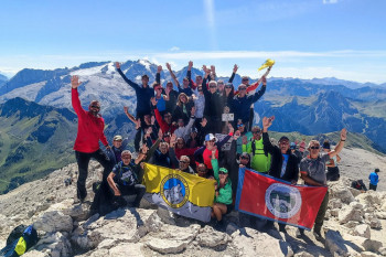 Trebinjski planinari osvojili vrh Pic Boe na Dolomitima