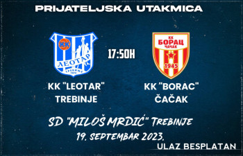 Prijateljska utakmica između Leotara i Borca iz Čačka