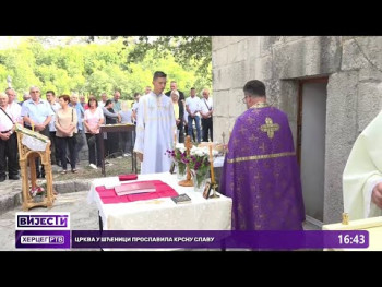  Crkva u Šćenici proslavila krsnu slavu (VIDEO)
