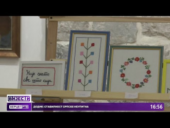 Muzej Hercegovine: Humanitarna prodajna izložba radova nastalih na radionicama veza ( video )