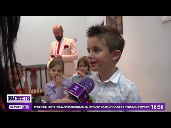 Dječija nedjelja, mališani kod gradonačelnika (VIDEO)