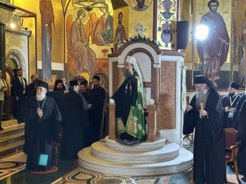 Patrijarh Porfirije predvodi liturgiju u Hramu Hristovog Vaskrsenja u Podgorici