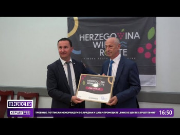 Trebinje prva lokalna zajednica koja se uključila u Vinsku cestu Hercegovine (VIDEO)