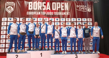 DŽUDISTI LEOTARA ODLIČNI U MOSTARU I CETINJU - JOVANU ALEKSIĆU ZLATO SA EVROPSKOG TOP KUPA U MOSTARU