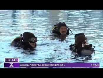 Spasilačka služba ,,Wolf'' Foča sprovodi Ronilački kurs u Zatvorenom olimijskom bazenu (VIDEO)