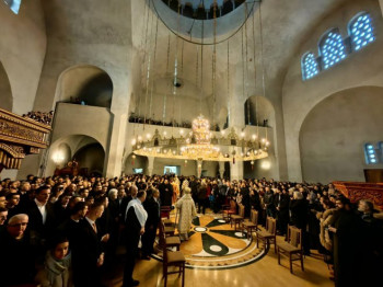 Patrijarh Porfirije služi liturgiju u Hramu Svetog Save u Foči (FOTO/VIDEO)