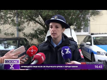 Uhapšeno lice zbog provale u četiri crkve u Hercegovini (VIDEO)