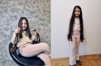 Katarina Vuković iz Gacka donirala kosu djeci oboljeloj od raka