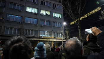 Beograd: Dvije osobe uhapšene zbog incidenata na protestu ispred RIK-a