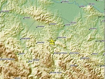 Снажан земљотрес код Зенице; Осјетио се и у Бањалуци