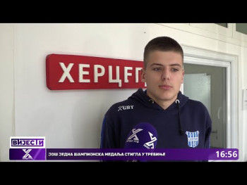 Još jedna šampionska medalja stigla u Trebinje (VIDEO)