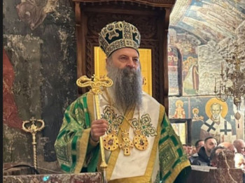 Patrijarh Porfirije u Pećkoj patrijaršiji: Da se Hristos useli u srca svih nas (VIDEO)