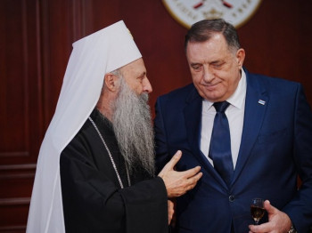 Dodik na proslavi krsne slave patrijarha Porfirija