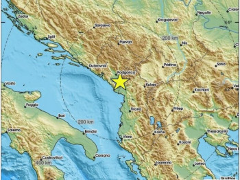 Novi zemljotres u Albaniji, osjetio se i u Crnoj Gori