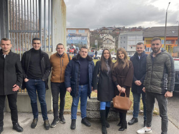 Mladi socijaldemokrati iz Hercegovine pružili podršku Milošu Lukiću