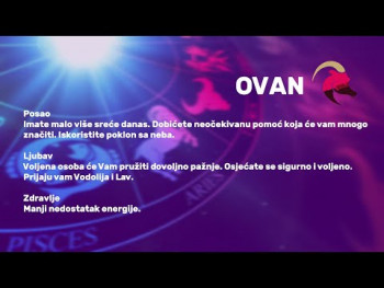 HOROSKOP za 23.2.2024. (video)