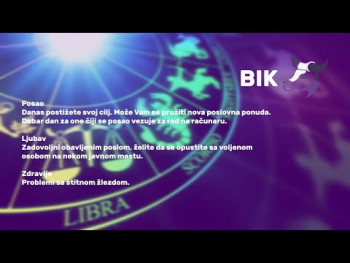 Horoskop za 24.2.2024. (Video)