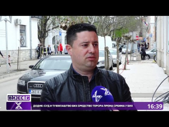 Završeno popločavanje trotoara u ulici preko puta Gradske uprave Trebinje (VIDEO)