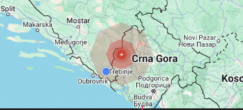 Zemljotres u Crnoj Gori, zatreslo se tlo u Trebinju