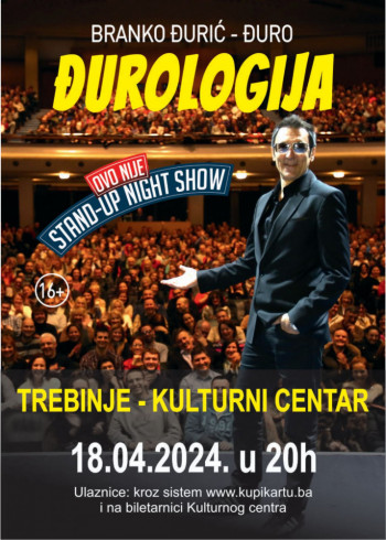 Najava: U pozorištu Kulturnog centra Trebinje, u četvrtak stendap komedija 