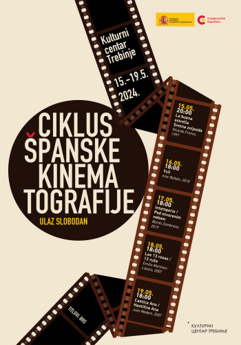 Најава: Циклус шпанске кинематографије од 15. до 19. маја