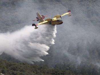 Локализован пожар на Срђу изнад Дубровника, помогли и канадери 