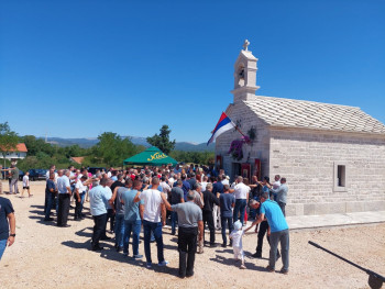 Владика Димитрије освештао цркву „Светог Архангела Гаврила“ на Бијелој Рудини