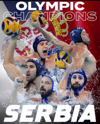Trebinje slavi pobjedu  vaterpolista  Srbije 