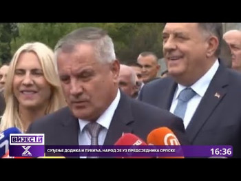 Suđenje Dodika i Lukića, narod je uz predsjednika Srpske (VIDEO)