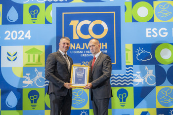 Kompaniji Mtel uručeno priznanje za najveću ostvarenu dobit u BiH