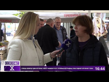 Bogata ponuda na Zelenoj pijaci u Trebinju (Video)