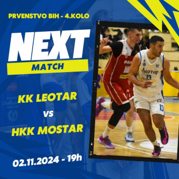 Košarkaši Leotara dočekuju Mostarce u Bregovima