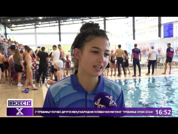 U Trebinju počeo drugi Međunarodni plivački miting ‘Trebinje Open 2024’ (VIDEO)