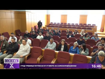 Grad Trebinje potpisao 57 ugovora za samozapošljavanje (Video)