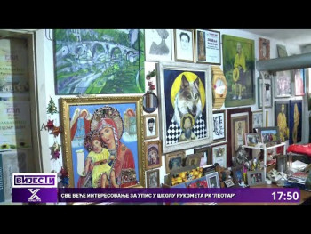 Rudo: U ateljeu Radomira Raša Jagodića preko 800 umjetničnih djela (VIDEO)