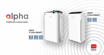 Dišite zdravije s prečišćivačima prostora Alpha X DuoSmart i Alpha X UltraSmart  