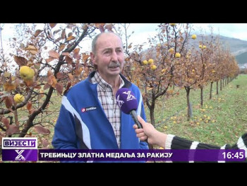 Trebinjcu zlatna medalja za razvoj rakijskog turizma (VIDEO)