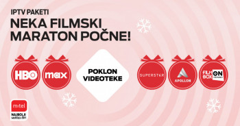 m:tel IPTV: Uživajte uz otključane videoteke tokom cijelog januara
