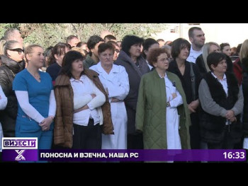 Trebinjski medicinari mirnim okupljanjem izrazili nezadovoljstvo (VIDEO)